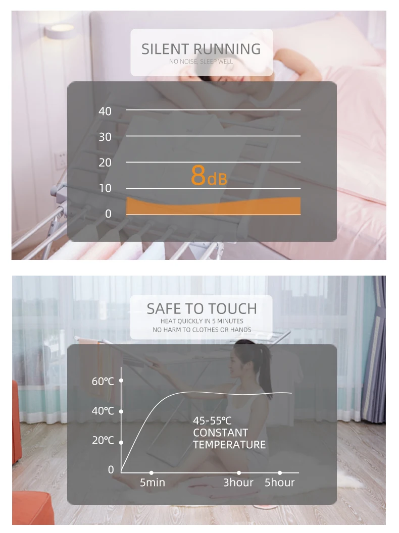 Evia Electric Laundry Heated Drying Rack Indoor Clothes Airer Buy