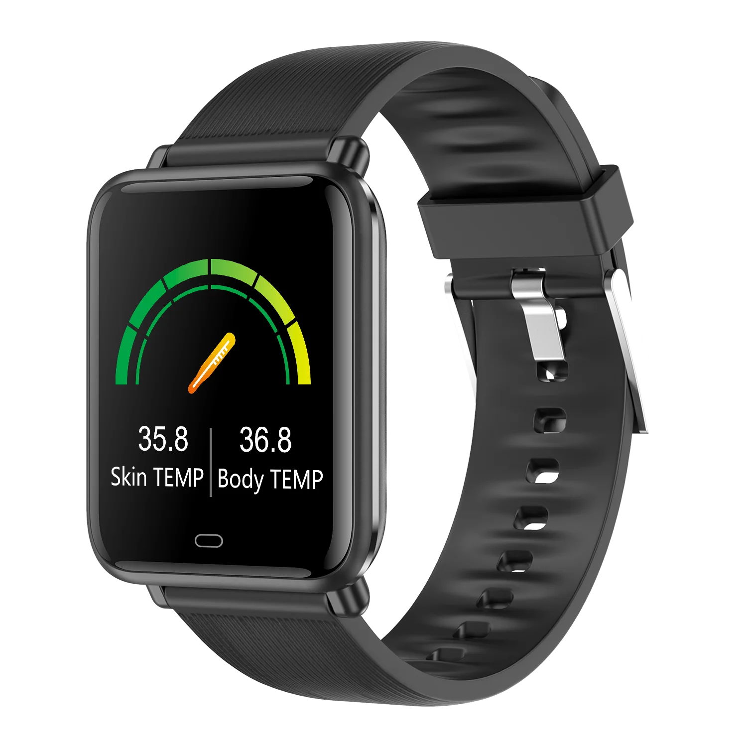 

Smart Watch Q9T Smart Band IP67 Waterproof Body Temperature Monitoring Sports Smart Watch Heart Rate Blood Oxygen Wristwatch, Black,night green, blue, pink,coffee