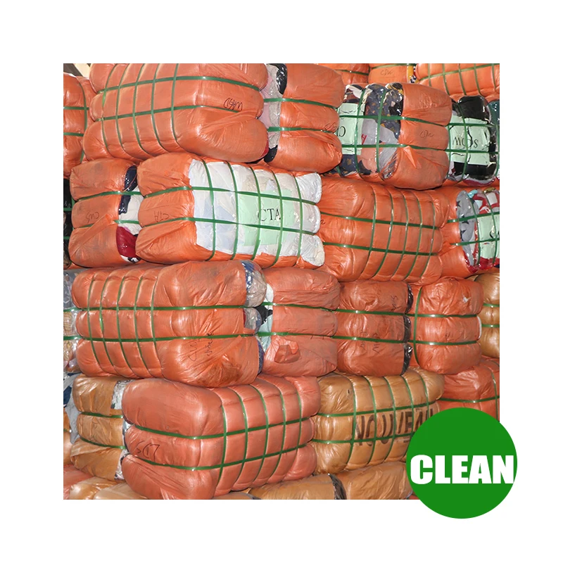 

Wholesale clean bulk package used winter clothes, Mixed color