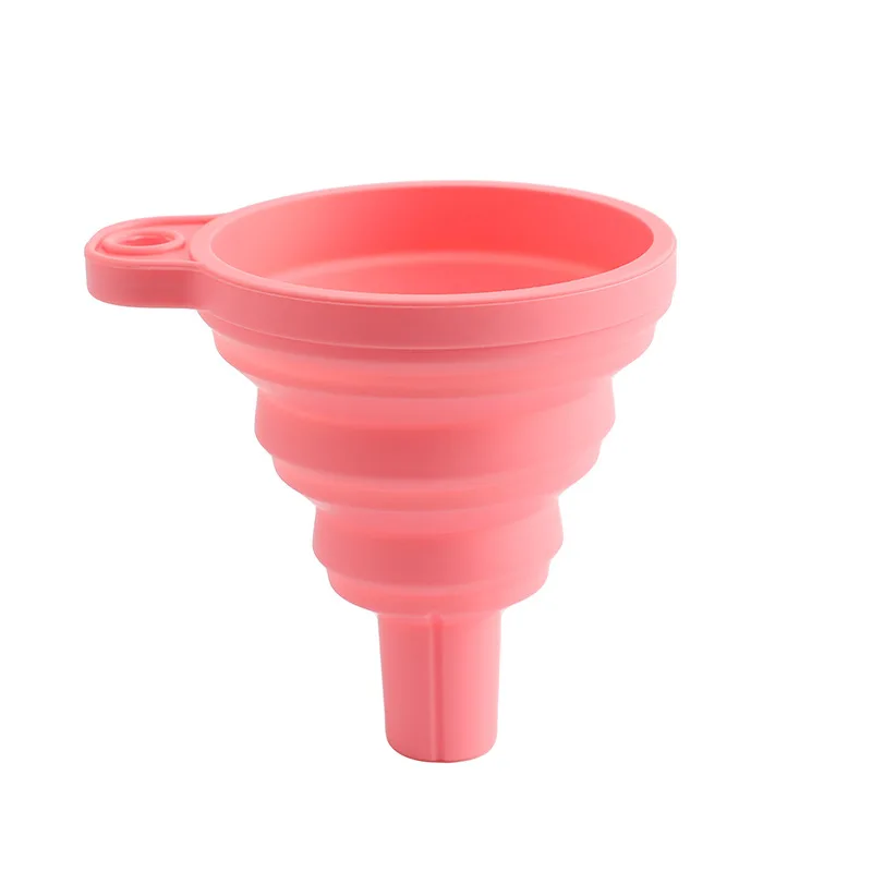 

Kitchen Accessories Silicone Collapsible Oil Funnel Durable Heat Resistant Folding Funnel