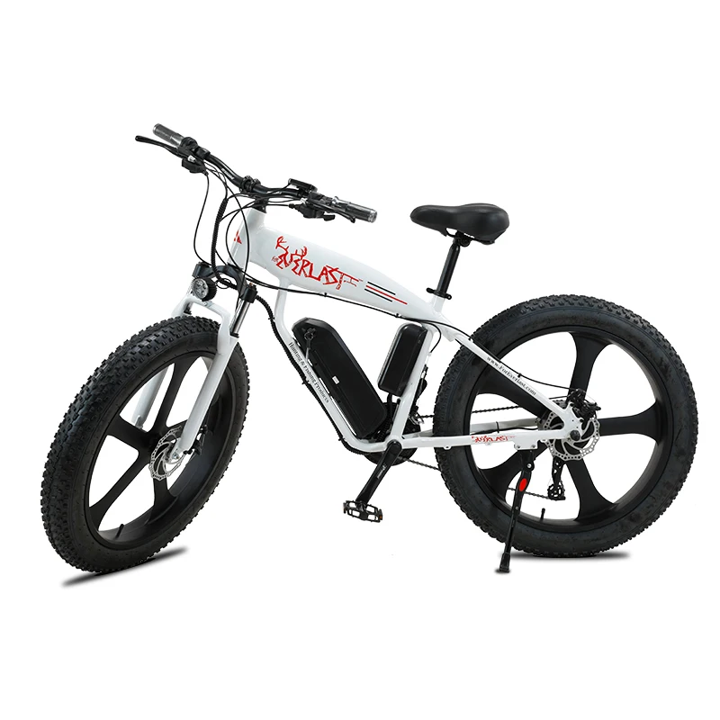 

26 inch 45km/h 48V1000W Electric Bicycle Snow Bike Fat Tire 40-50km Motorcycle Ebike Snow 26*4.0 Tyre Model Lithium Battery 13AH
