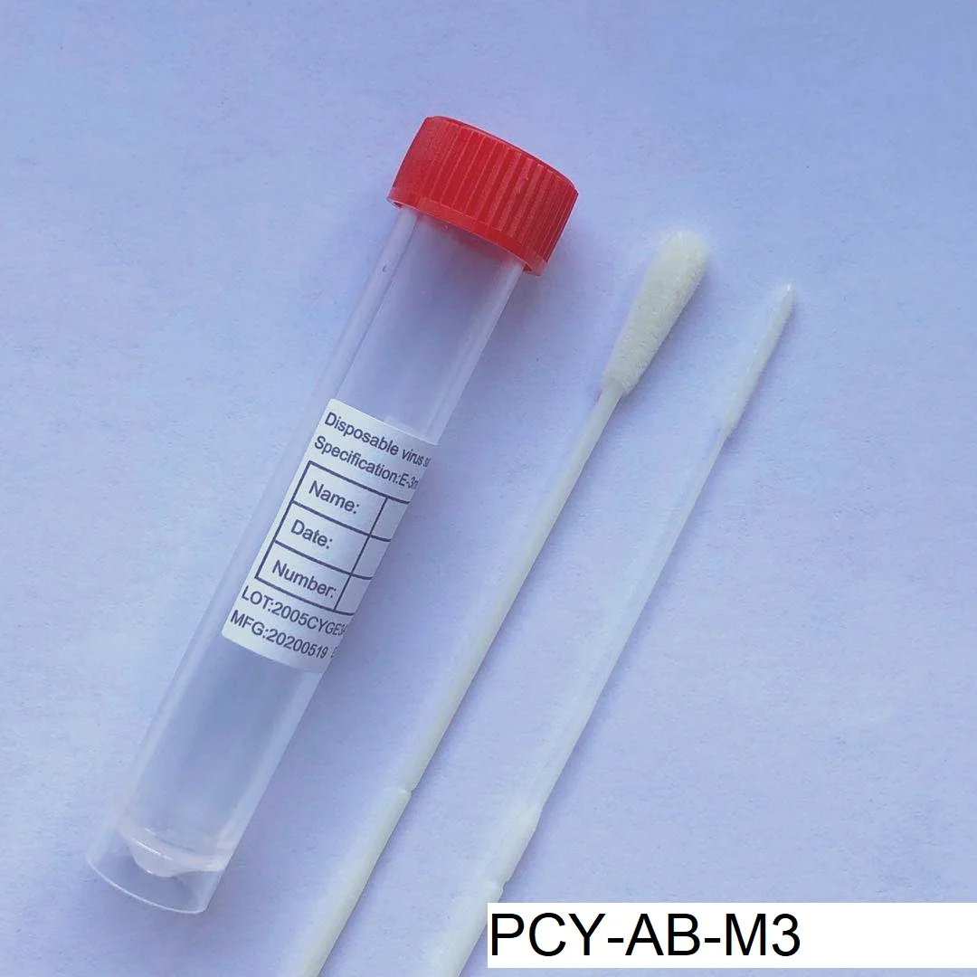 2021vtm &mtm Pcr Test With Flocked Nasopharyngeal Swab Buy Viral Transport Medium Tube Viral