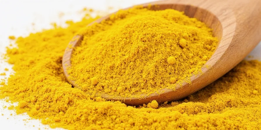 Mixed yellow spices arranged in a bowl