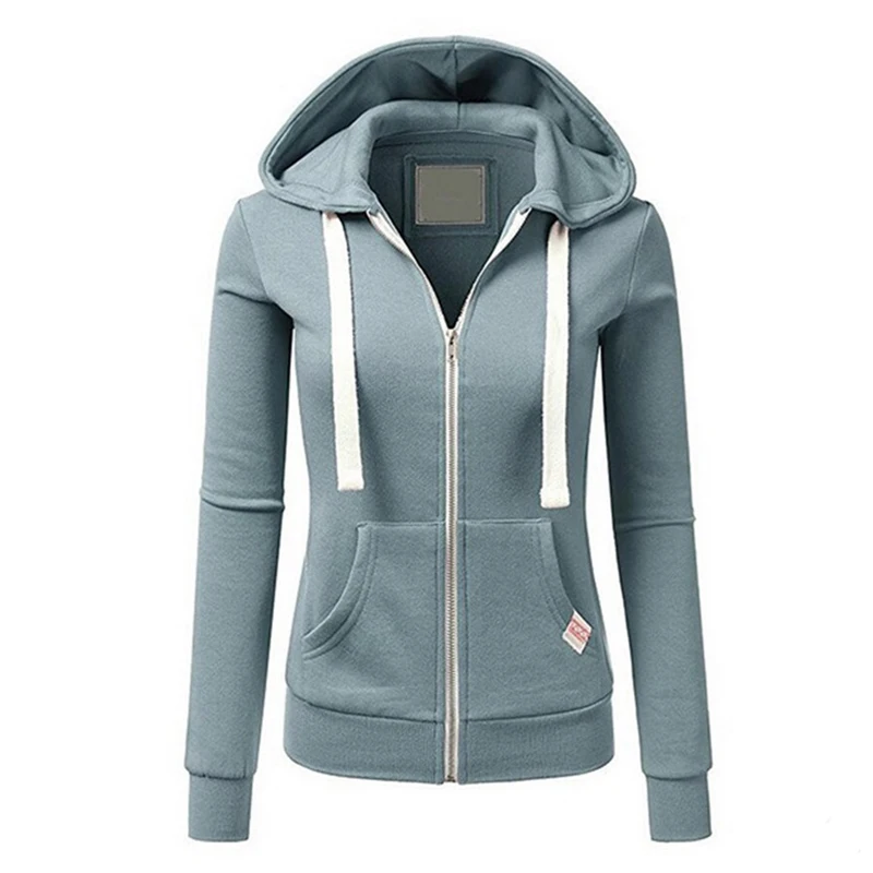 

Lightweight Thin Zip-Up Hoodie Jacket for Women with Plus Size