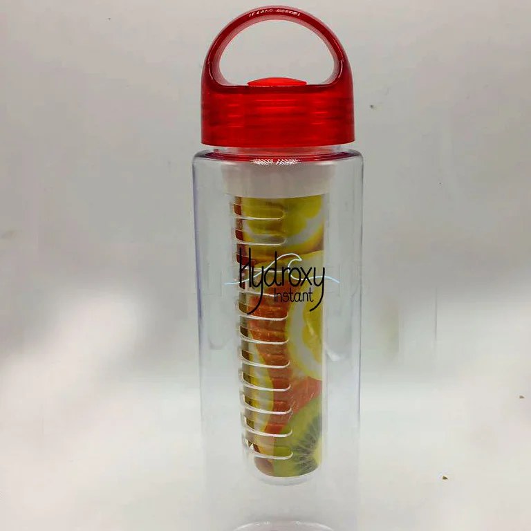 Zhuoyu2022 750ml Sports Infusion Juice Water Bottle With Fuser Fruit