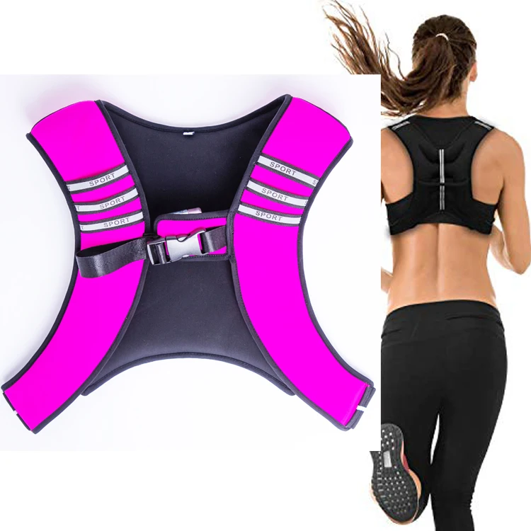 

Body Building Weight Jacket Neoprene Sand Filled Weight-bearing Vest Fitness Exercise Colorful Weighted Sandbag Vest, Customized color