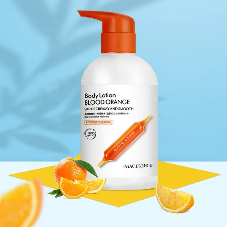 

YANMEI Natural Organic Body Milk lotion with Nicotinamide+Blood Orange extract for dry skin Nourishing Moisturizing Repairing