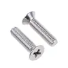 Metric Cross recessed countersunk head screw machine screws