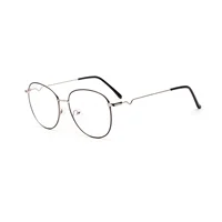 

promotional metal frame retro flat lens glasses frames