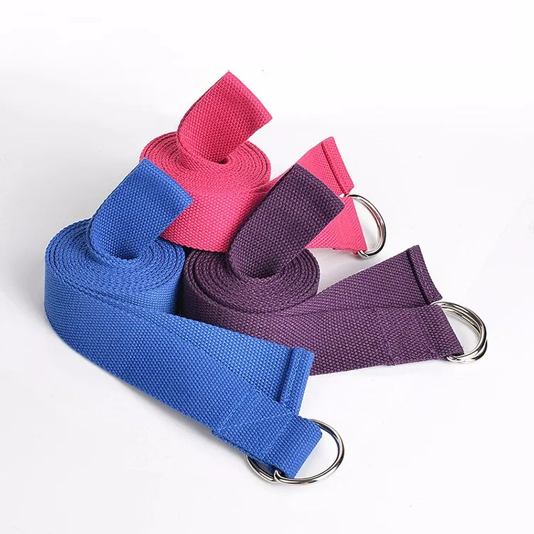 SHENGDE  Custom Cheap Custom Pilates Accessories Ring Adjustable Stretching Yoga Strap