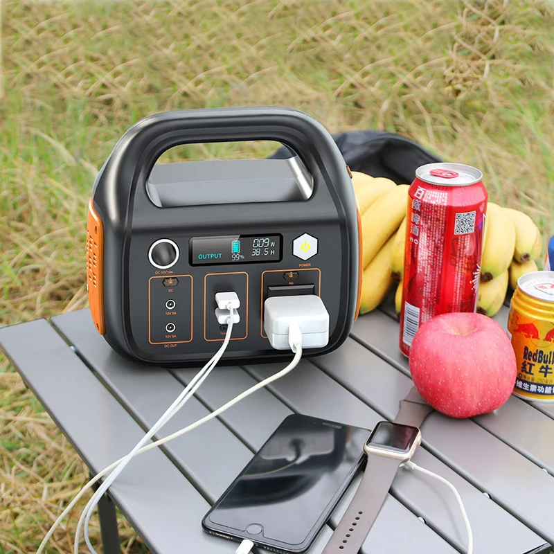 

AC output 300w car jump starter power station 220v emergency ups 300Wh outdoor camping portable power bank dc 5V 2.4A usb c port