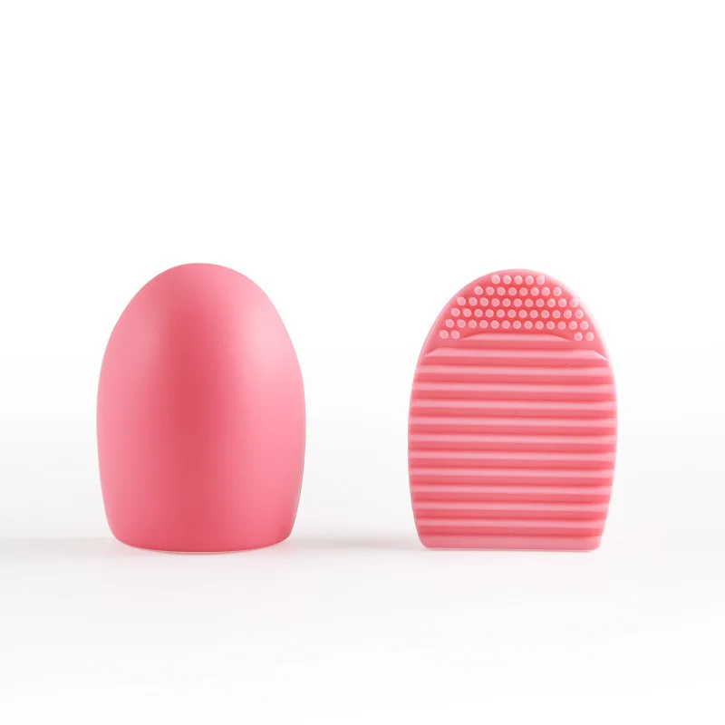 

Silicone Egg Shape Makeup Brush Cleaning Pad Makeup Brush Cleaner Brushes Cleaning Mat