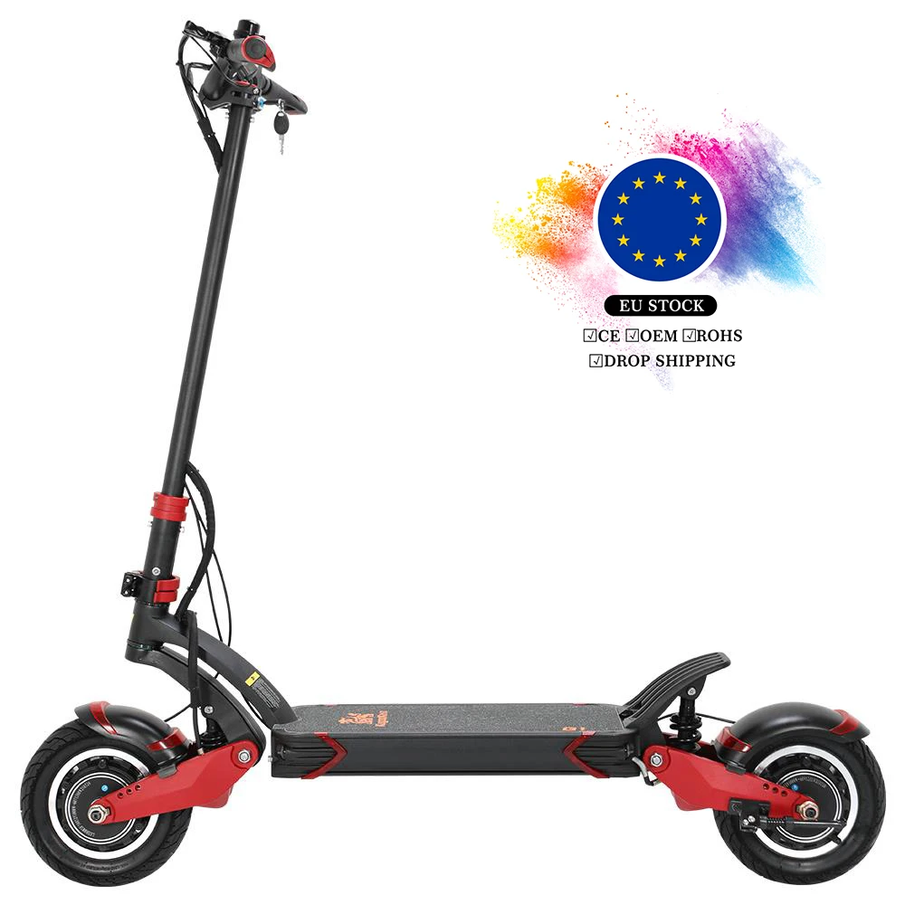 New Arrivals Kugoo kirin G1 electric scooter 52v 18.2AH in EU warehouse fastest Dual motor electric foldable scooter for adult