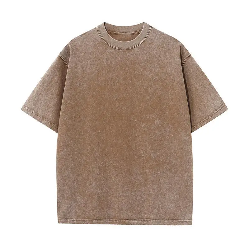 Vintage Oversized Acid Wash Cotton T Shirt