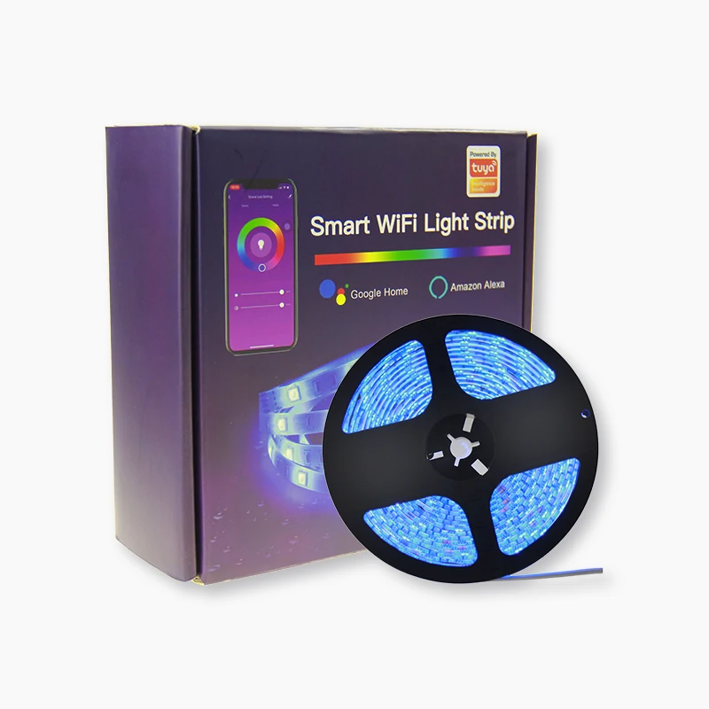 Can be customized wifi smart rgb led strip lights for home use