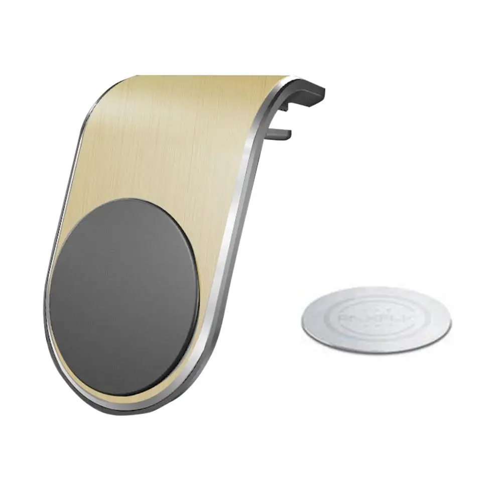 

Custom Universal Smartphone Car Air Vent Mount Holder Magnetic Metal Cell Phone Magnet Car Holder Clip, Black,sliver, golden