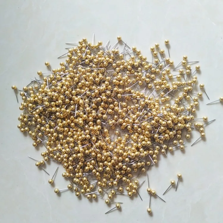 

Bulk 10000 pcs per package 1/8inch Gold color Map Tacks Pins Push Pin