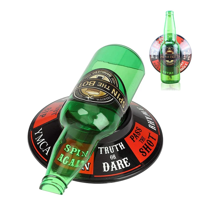 

Turntable Toys Spin the bottle Roulette Gambling drinking game for adult bar/Spinner Fun Party Drinking Game, Multi color