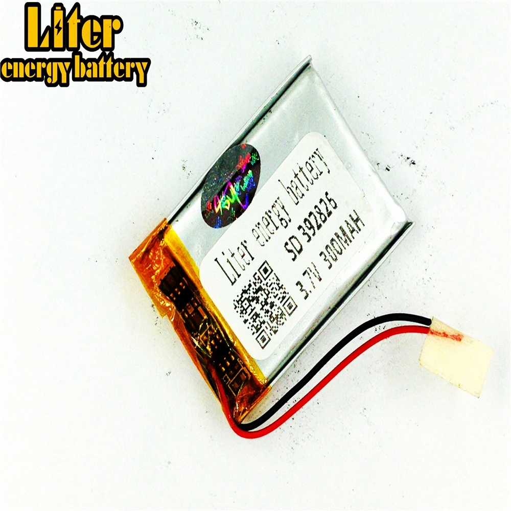 
rechargeable polymer lithium battery 3.7V square battery 392826 403025 300mAh for MP4 