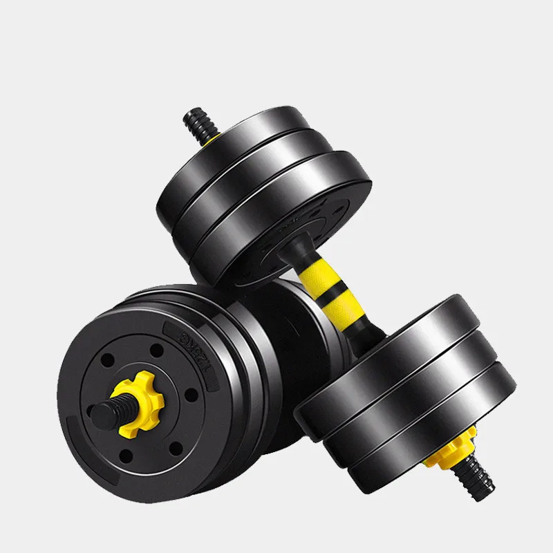 

Hot Selling Adjustable Weighted Fitness Dumbbell Set Gym Equipment for Men and Women Black Carton Box Cast Iron 2pcs 20KG 15days