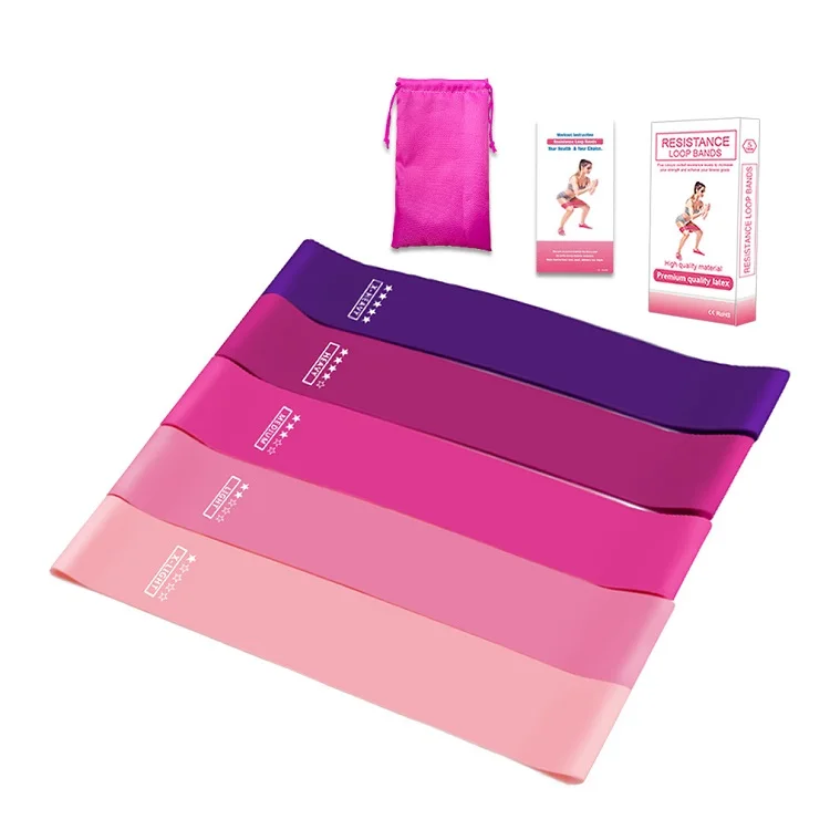 

2021 Hot Sale Sport Adjustable Resistance Bands Set Wholesale Fitness Soft Silicone Elastic Band