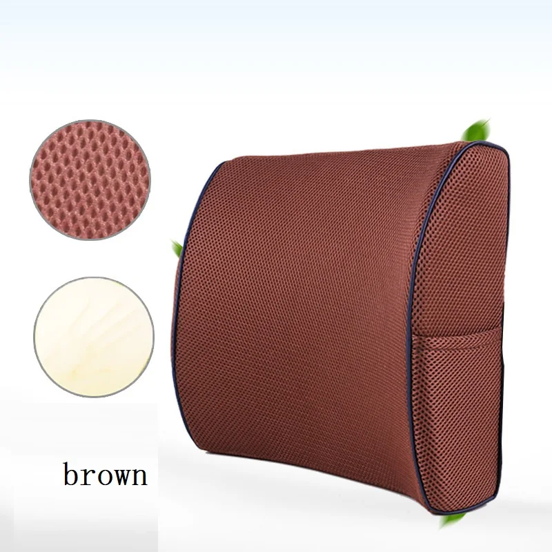 
Wholesale New Mesh Fabric Orthopedic Waist Back Pad Pain Relief Lumbar Support Cushion Seat Cushion 