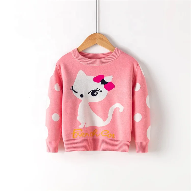 
Wholesale Multicolor Cotton Knitted Children Clothes Sweater 
