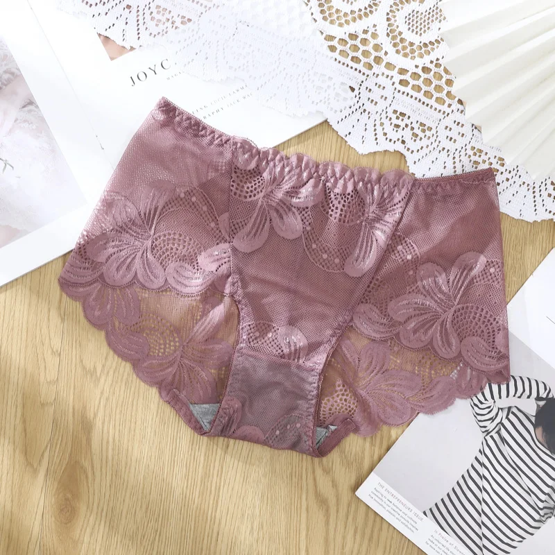 

High Quality Ladies Underwear Lace Thong Transparent Sexy Lingerie Women's Panties