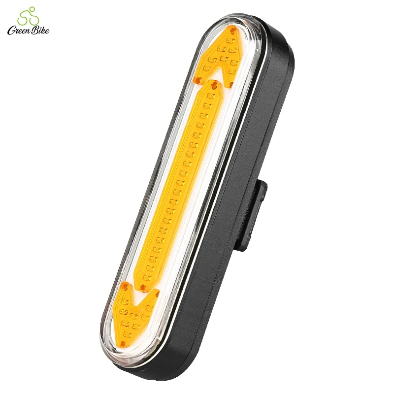 

Smart Remote Control Turn Signal Warning Led Bicycle Light, Yellow/red