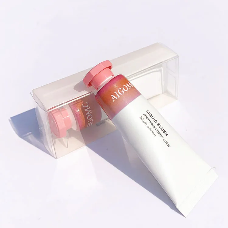 

Aigomc wholesale Latest Fashion High Pigment Liquid Blusher Makeup long lasting For beauty