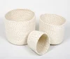 High Quality Material: Woven meticulously with natural, sustainable jute spliced cotton rope in a coiling method to hold its sha