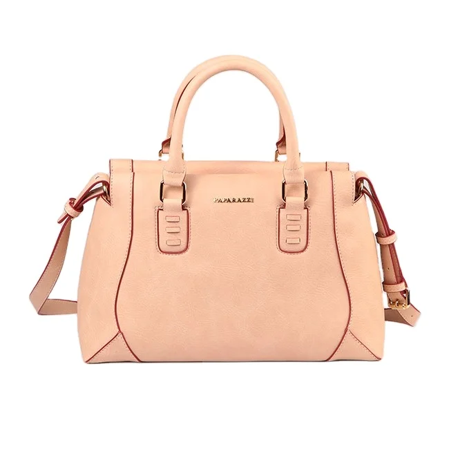

5218 Designer custom branded shoulder bag fashion satchel for ladies, Peach, various colors are available