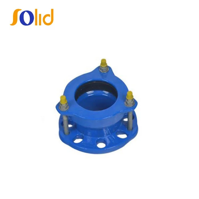 Epoxy Powder Coating Ductile Iron Flexible Flange Adaptor And Dresser ...