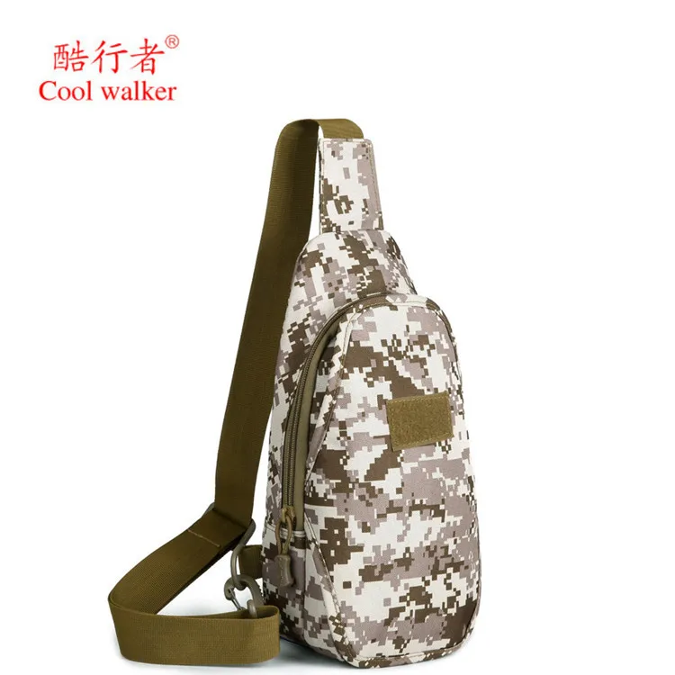 

Fashionable high quality chest bag cross-body bag new outdoor large-capacity travel messenger tactical bag, Camouflage,black,brown