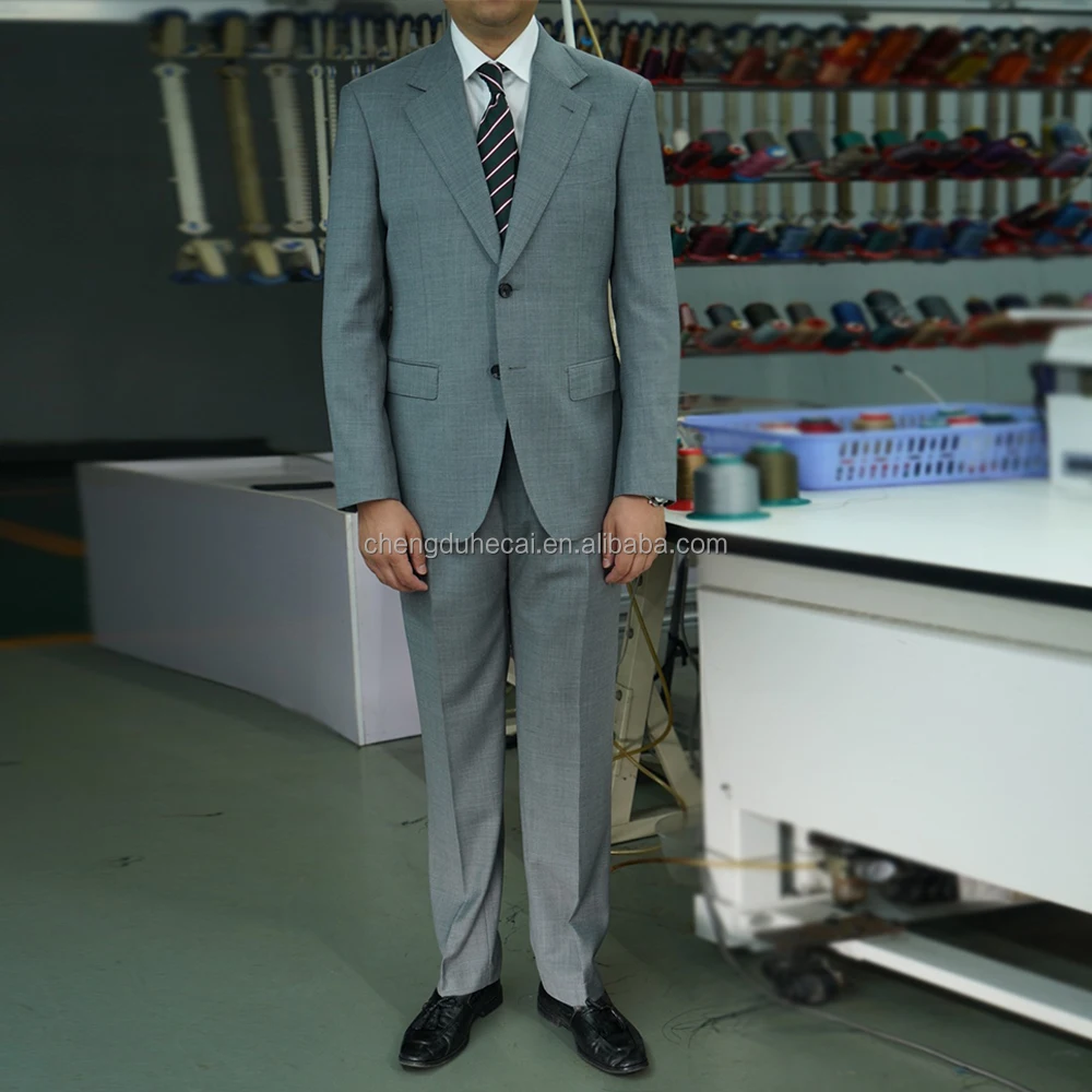 HARCHOY Italian Style Wool Suit