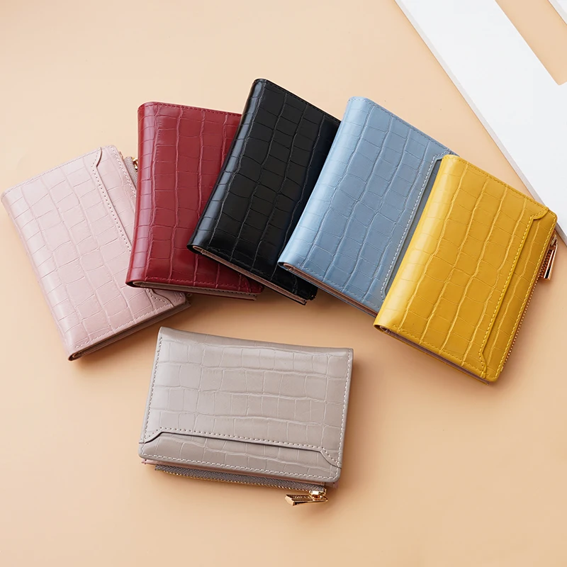 

New Style Carteras Money Purse Pu Leather Mini Wallet For Girls