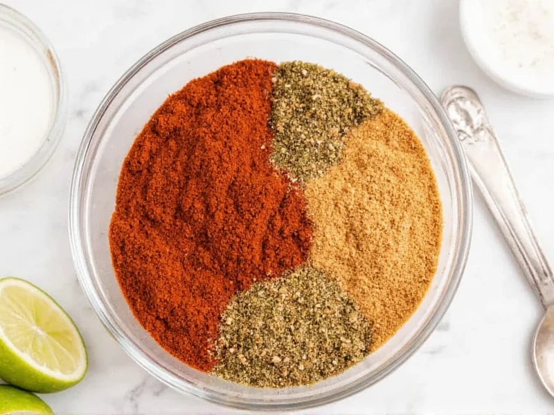 Easy Homemade Taco Seasoning Recipe - 5 Minutes, 9 Ingredients