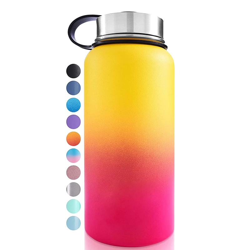 

Leak Proof Wide Mouth Powder Coating 32 Oz Triple Wall Vacuum Flask Stainless Steel Insulated Water Bottle