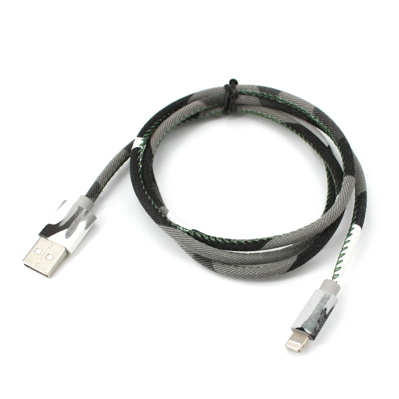 

1 meter aluminum alloy Nylon Braided USB 2.0 to type C cable, Blue/grey/brown