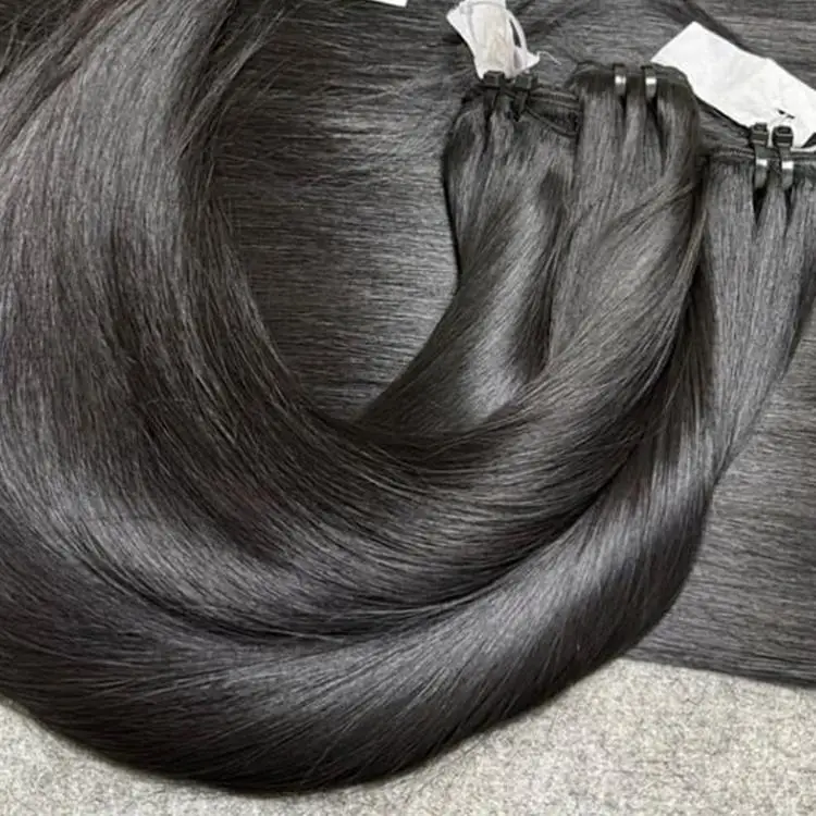 Grade 12A Double Drawn Bone Straight Hair Bundles Human Hair Raw Cambodian Cuticle Aligned Cambodian Human Hair Vendor