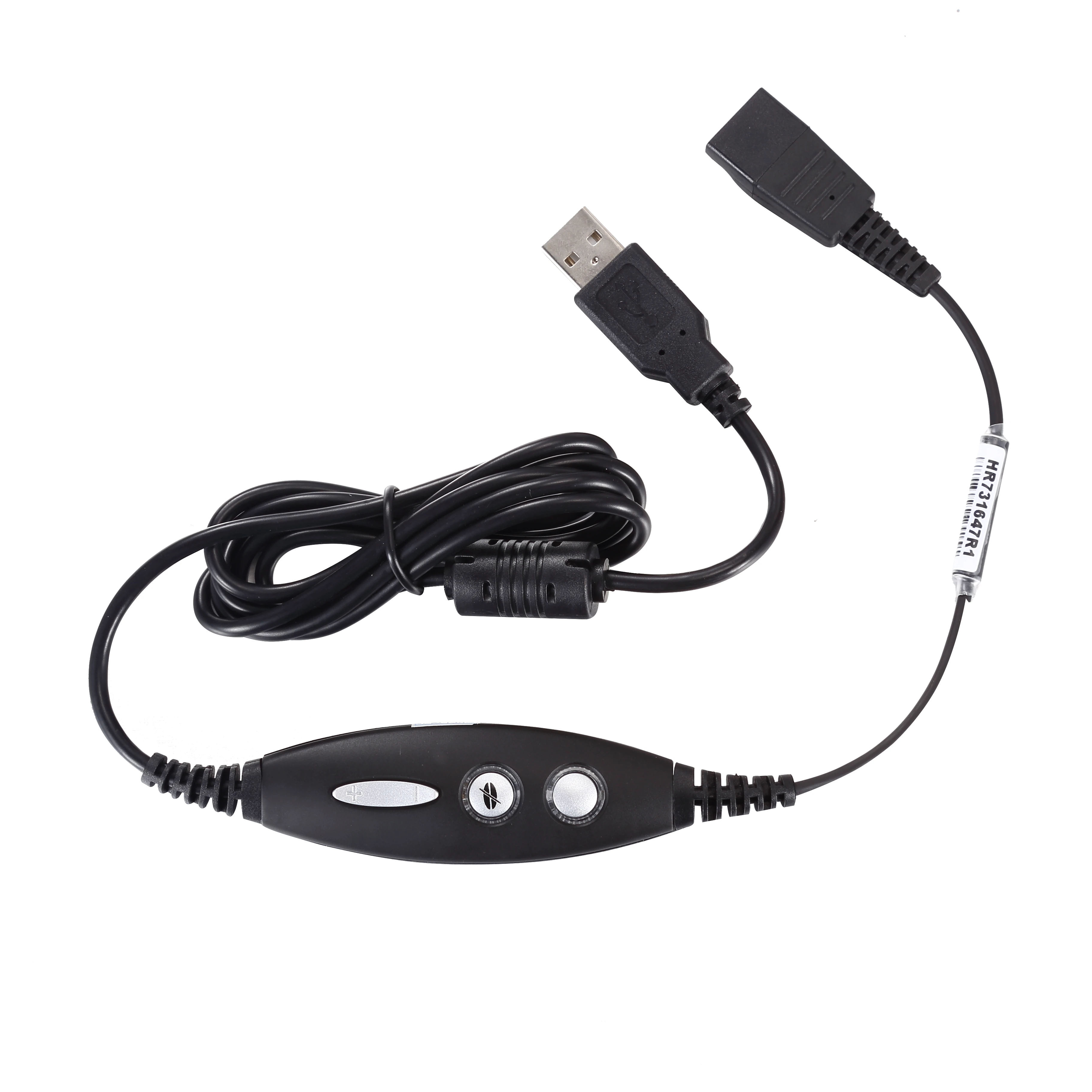 
USB audio processor connecting PC and headset business usb to quick disconnect DA80 PLT compatible 