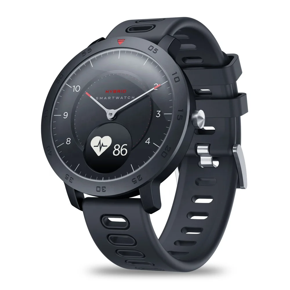 

2021 Original Zeblaze HYBRID 0.49 inch OLED display Heart Rate Monitor All-day Tracking Sports Waterproof Smartwatch HYBRID