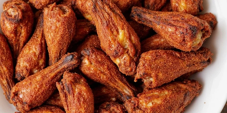 Different variations of wing rubs in small jars