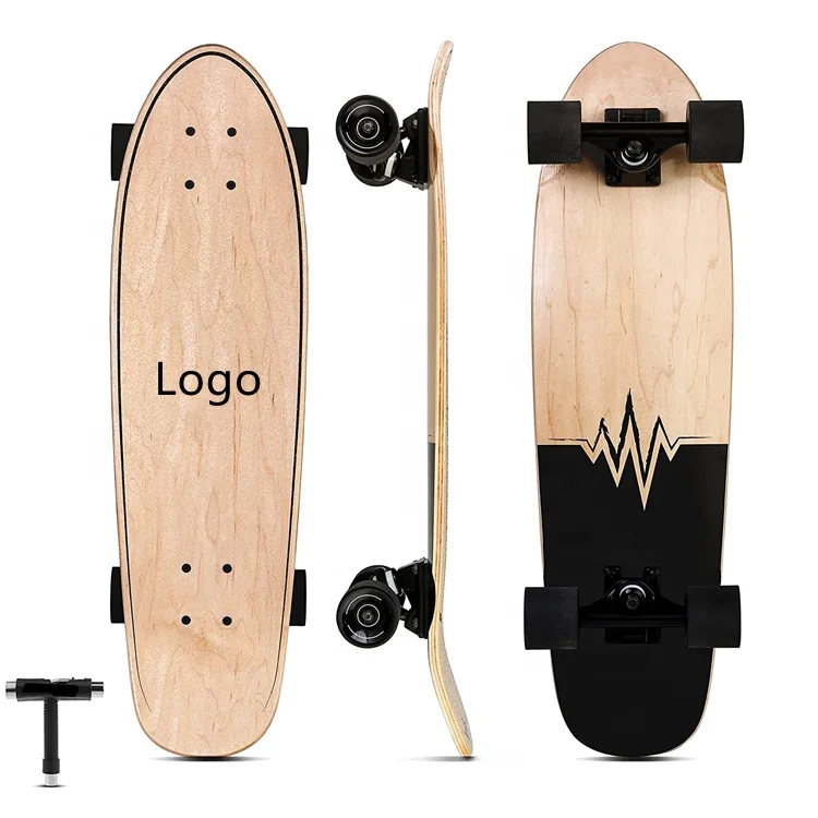

Wellshow Sport Mini Complete Cruiser Skateboard With Maple Deck And Skate Tool For Kids Teens Adults