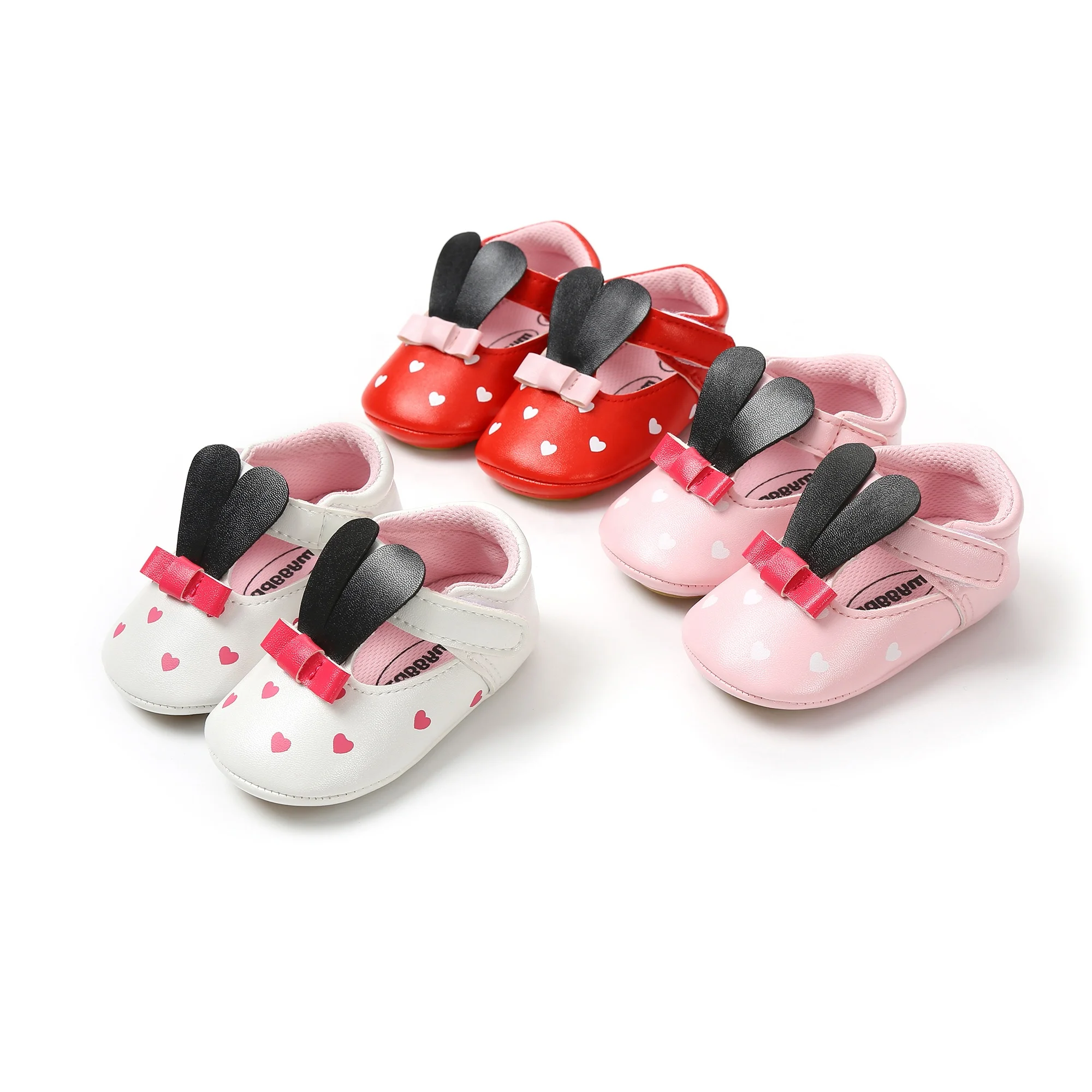

Wholesale Cartoon Character Prewalker Baby Soft Bottom New Born Shoes