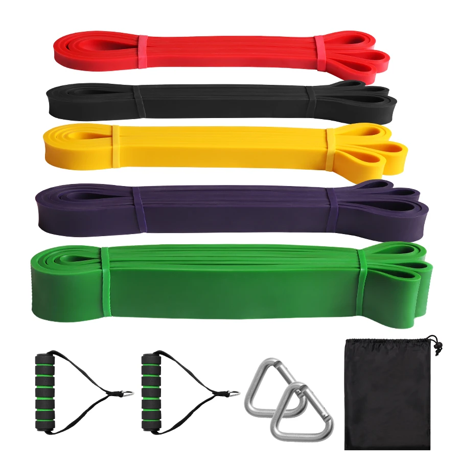 

High Quality Heavy Duty Exercise Pull-up Powerlifting Resistance Band Set