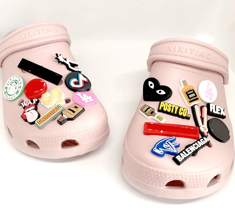 

Wholesale Custom Shoe Charms for sandal decoration pvc shoe charms