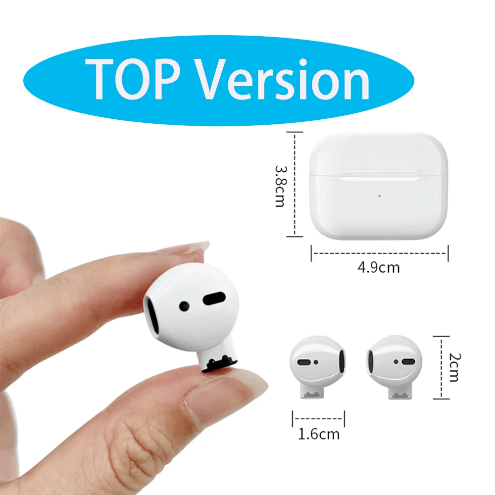 

Highest quality newly pro 5S pro6 generation 3 GPS Positioning rename Super mini size wireless Earbuds earphone, White/black