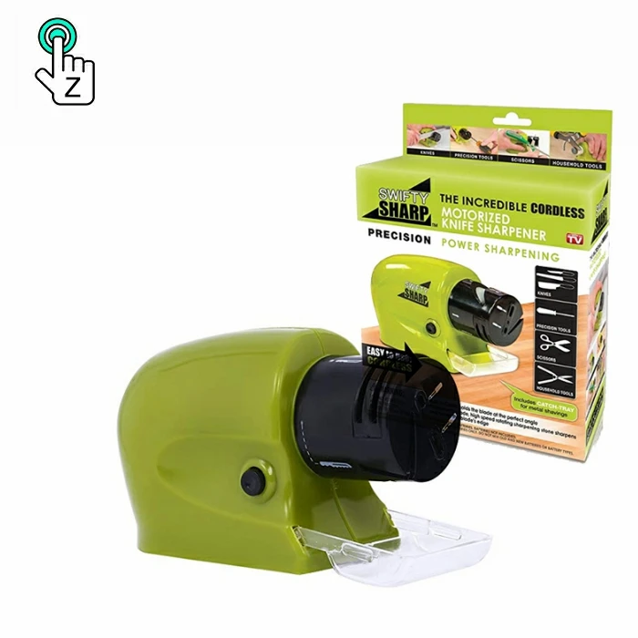 

Electric Mini knife sharpener Battery Portable Multi Professional Kitchen Scissor Electric Knife Sharpener for home use