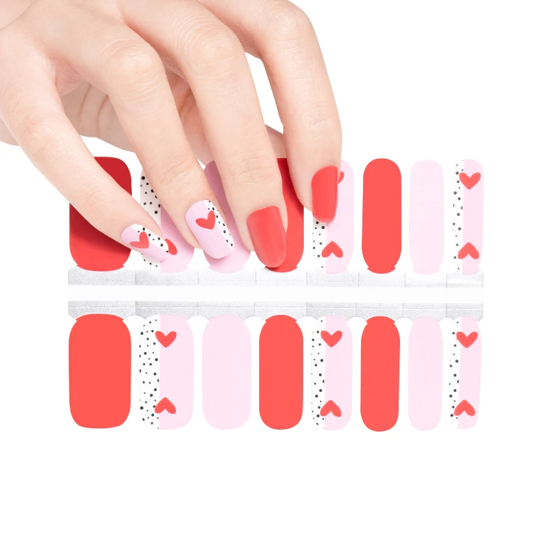 

Newest Nail Art Polish Wraps Wholesale Cheap Price Custom Nail Sticker